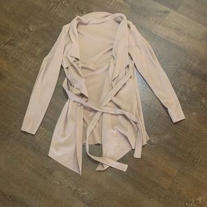 Shein waterfall jacket in light tan